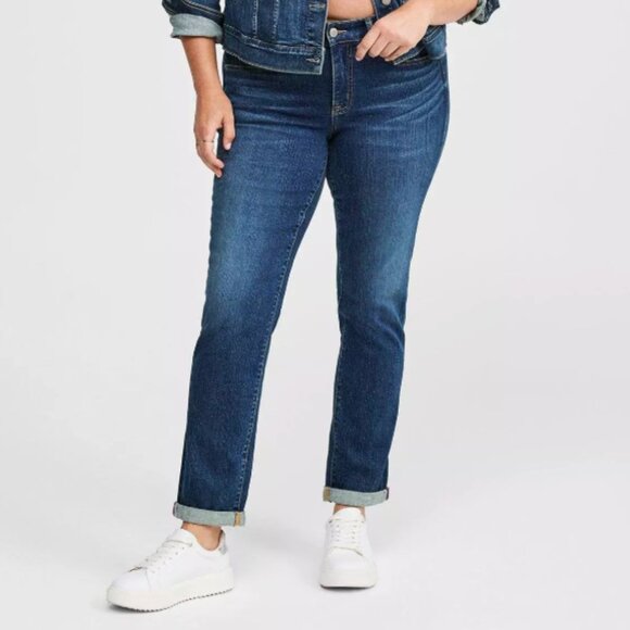 torrid Denim - torrid perfect boyfriend straight vintage stretch jean 12XS